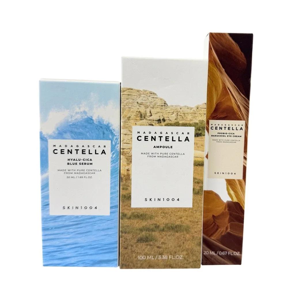 SKIN1004 Madagascar Centella Routine Set Ampoule Serum Eye Cream 3pc Bundle NEW